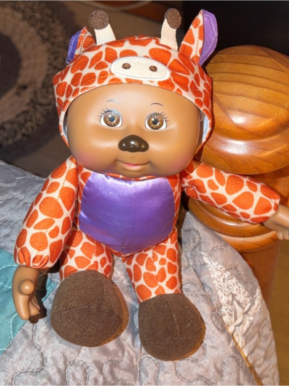 Cabbage patch kids doll in draft costume